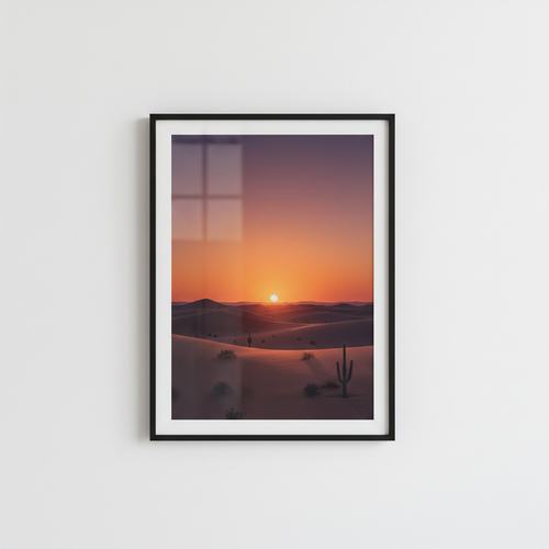 Desert Dusk Framed Print